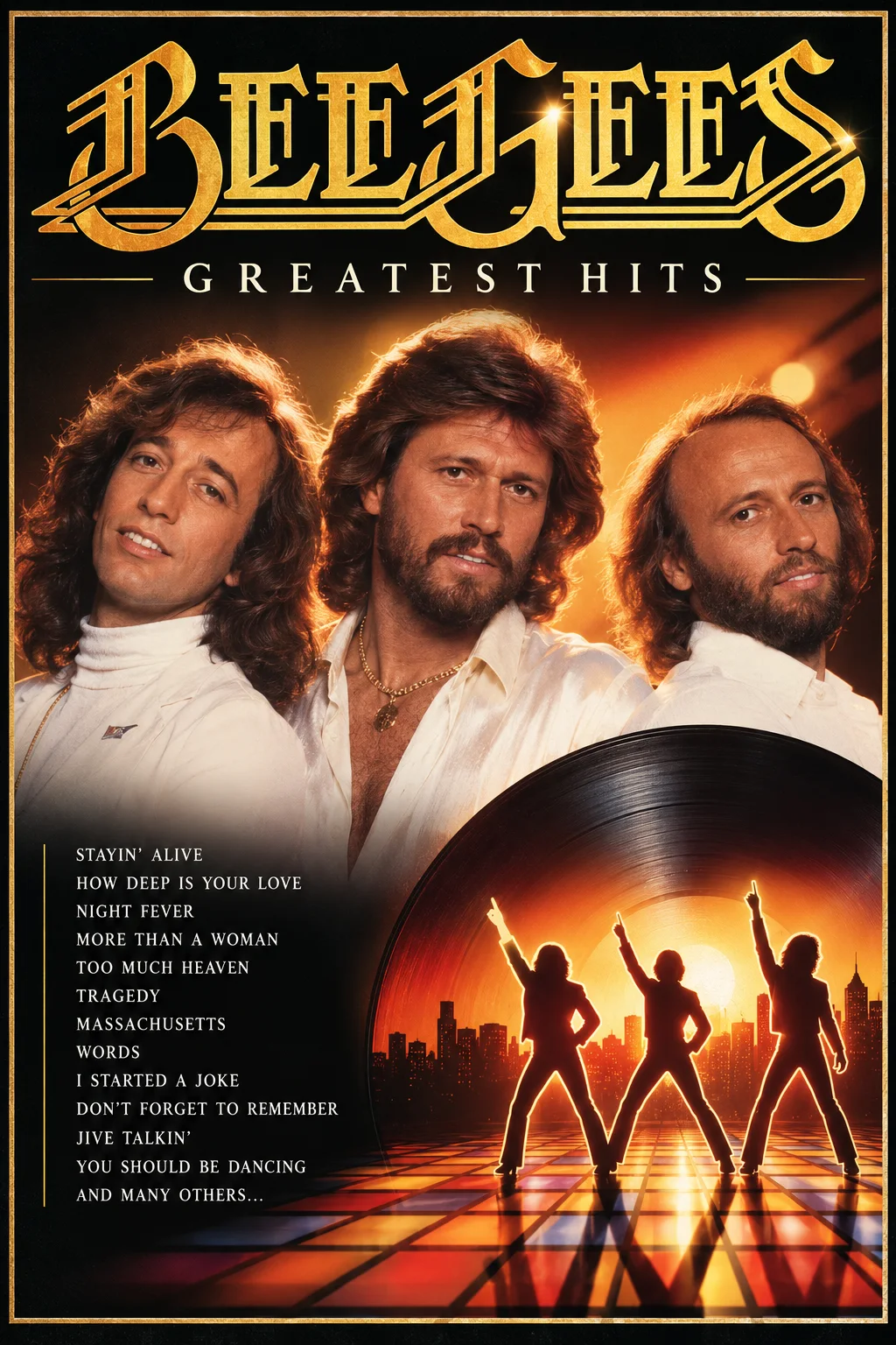 Обкладинка: Bee Gees - Greatest Hits (2021)