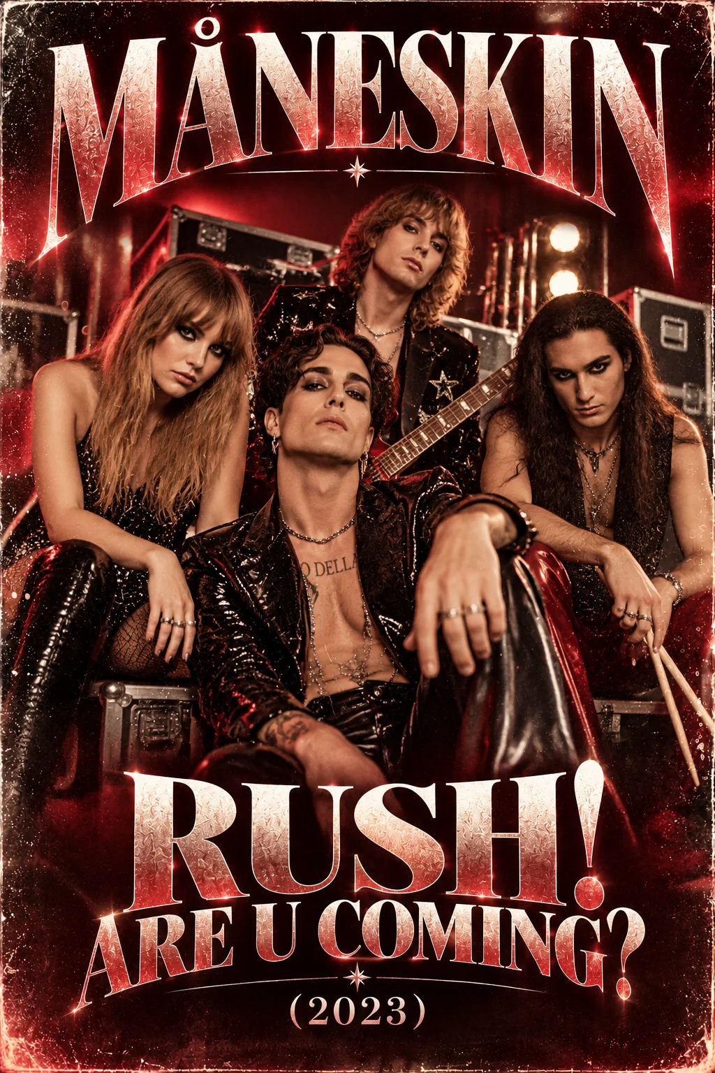 Обкладинка: Maneskin - RUSH! ARE U COMING (2023)